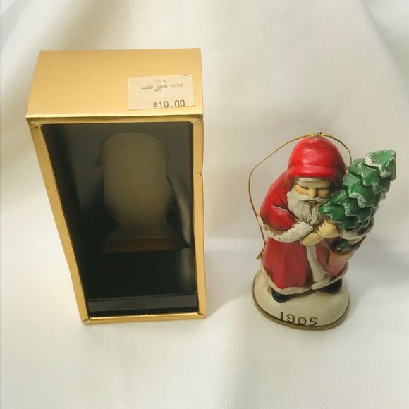 Vintage Christmas Reproductions Memories Of Santa Ornament 1905 Preowned In Box - Picture 8 of 9